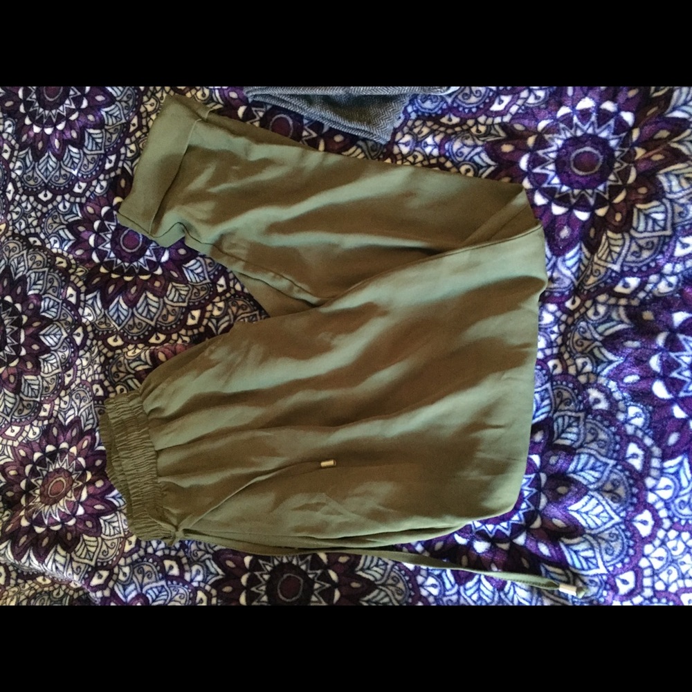 Olive green joggers